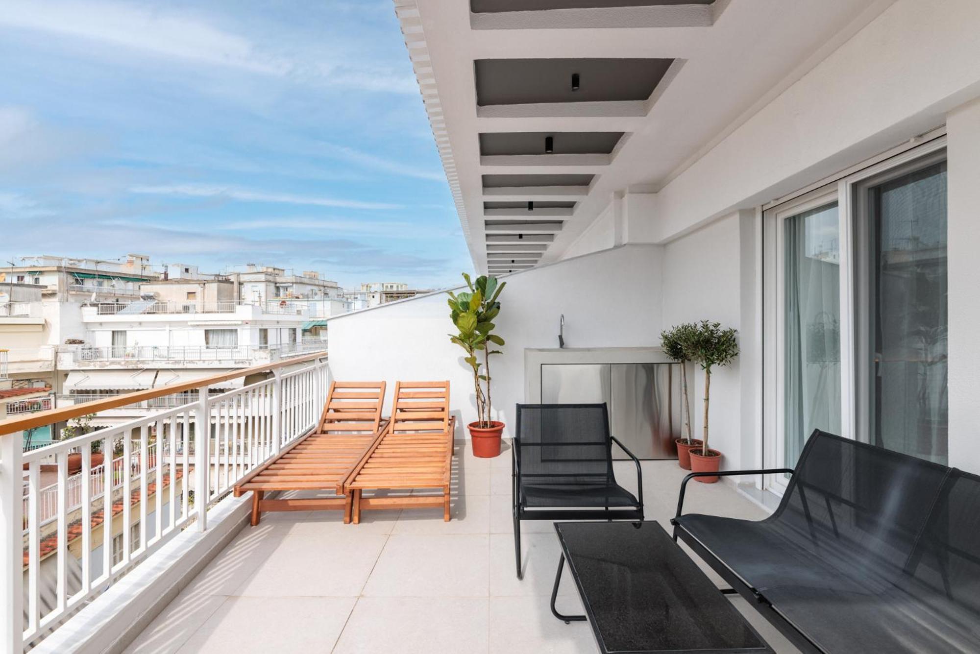 Skyview Bliss #4 Apartment Солун Екстериор снимка